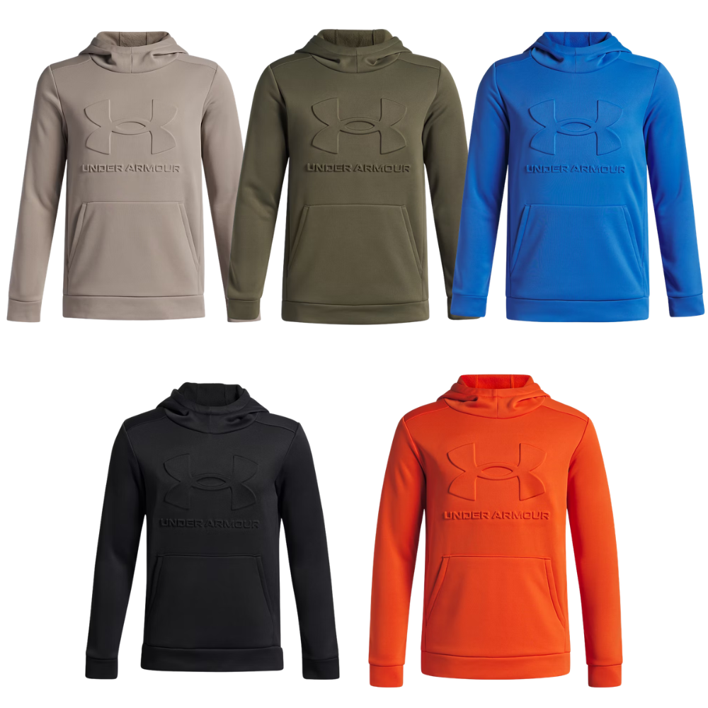 Armour Fleece Embossed Boys’ Hoodie Deal at Under Armour: Save 60%