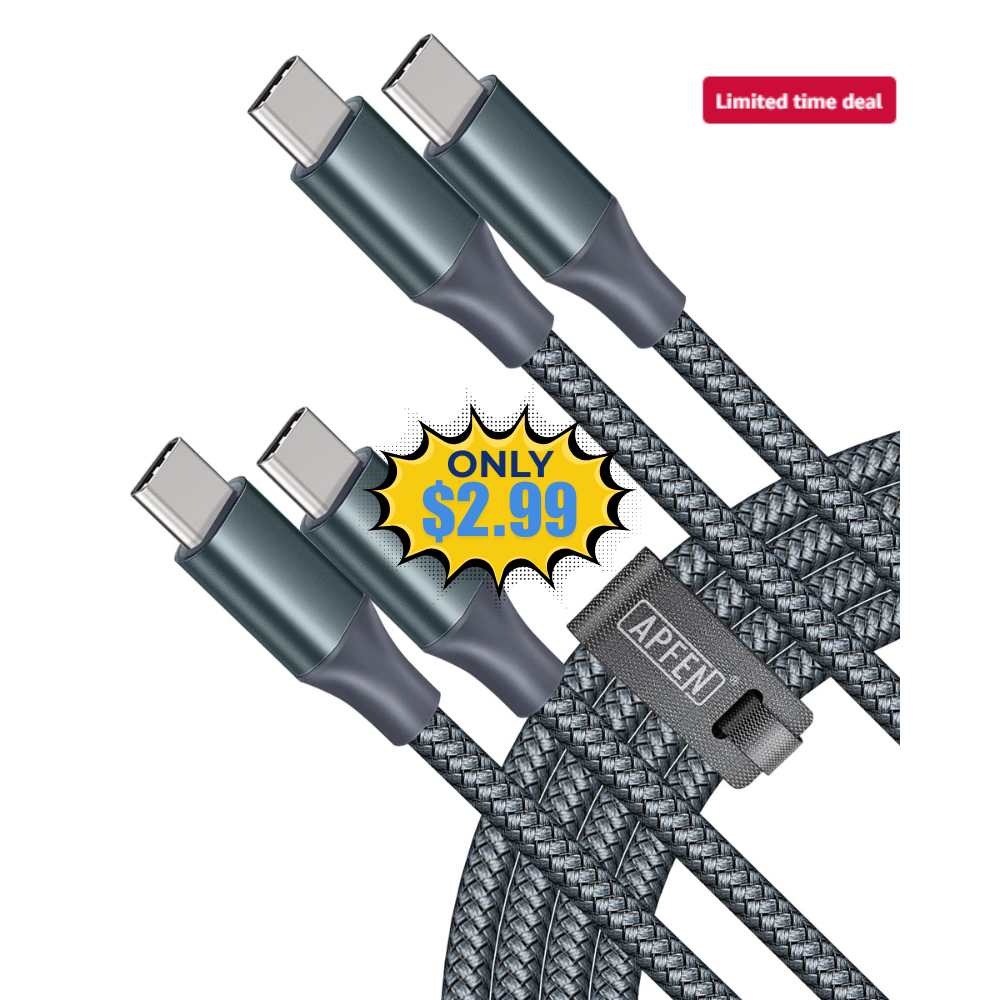 APFEN USB C to USB C Cable Deal: Save 33%
