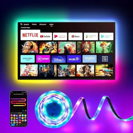 6.6ft Pak RGB+IC LED Strip Lights deal at Amazon