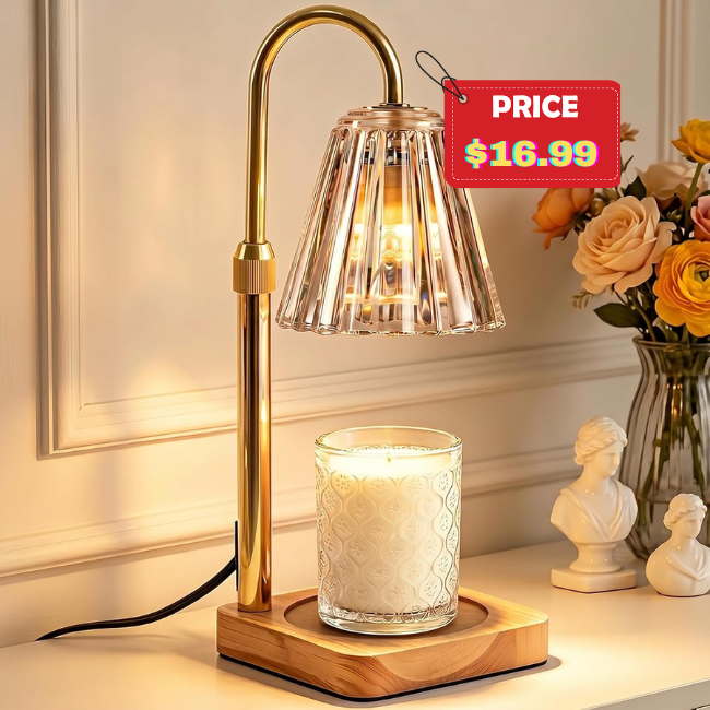 Candle Warmer Lamp with Timer & Dimmer Deal: Save 50%