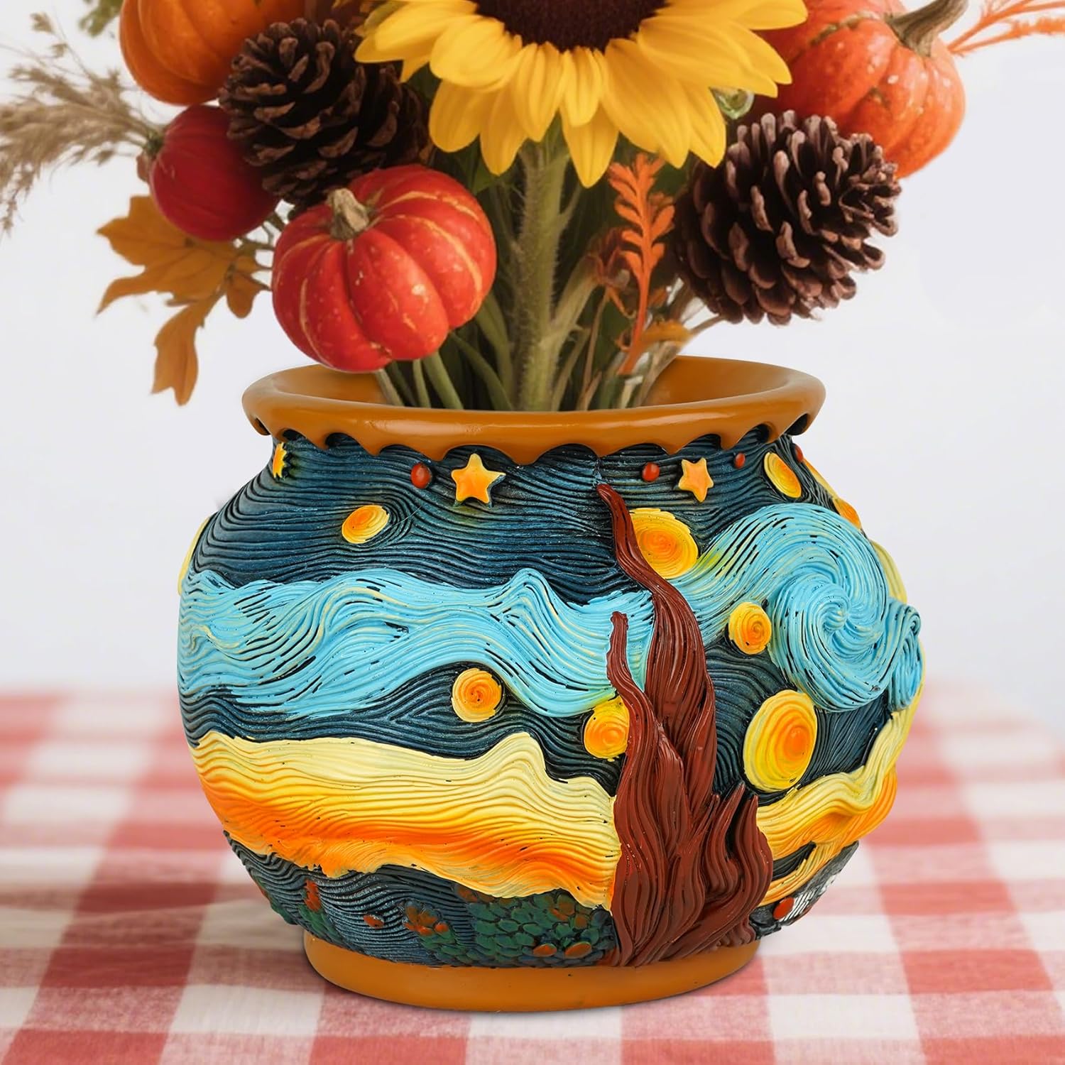 U WONDERFUL Plant Pots with Drainage Holes - Cute Unique Sta deal at Amazon