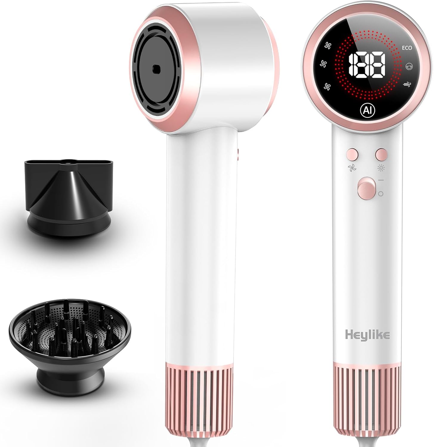 Hair Dryer, AI Smart 160000 RPM High-Speed Brushless Motor P deal at Amazon
