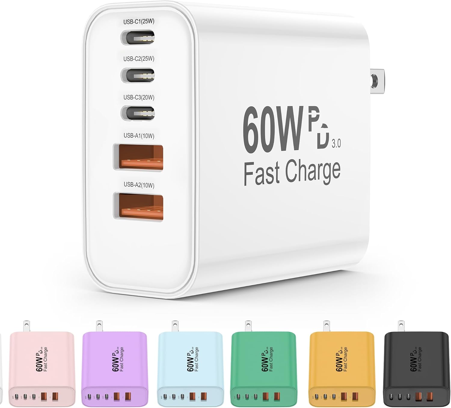 USB-C Charger Block $6.99 at Amazon