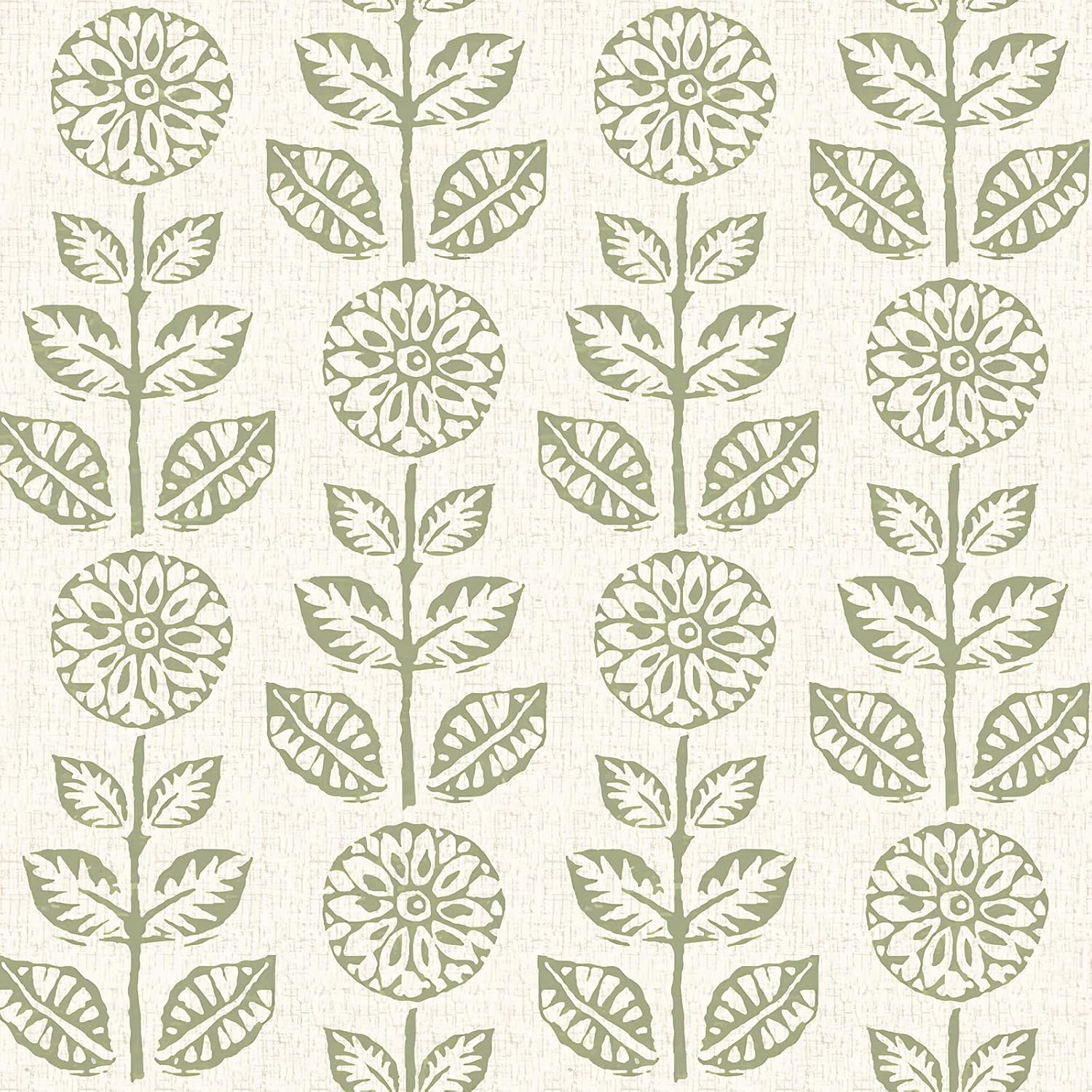 Wudnaye Vintage Floral Peel and Stick Wallpaper Beige Floral Cont