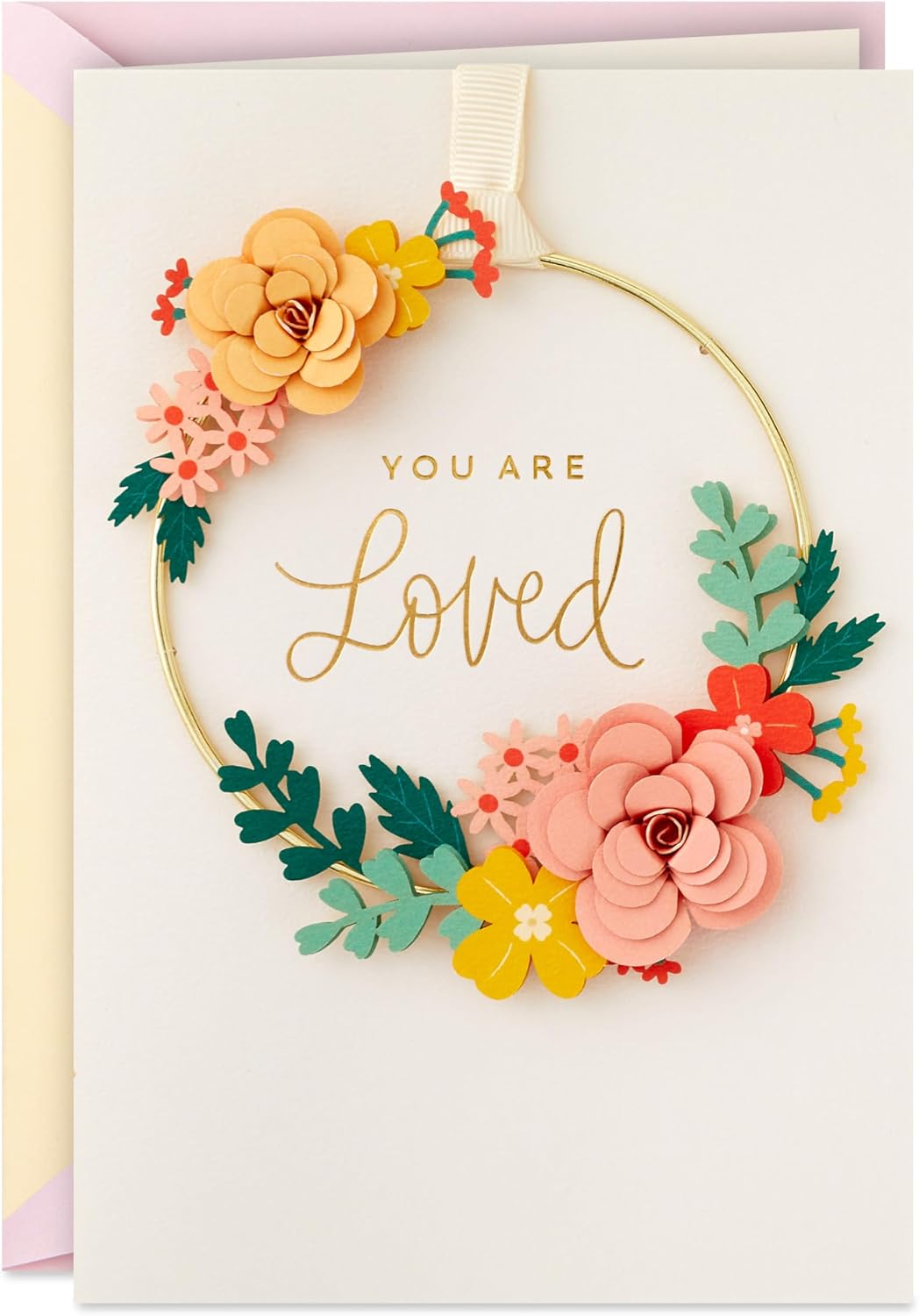 Hallmark Signature Mother’s Day Card (Removable Floral Wreath) fo