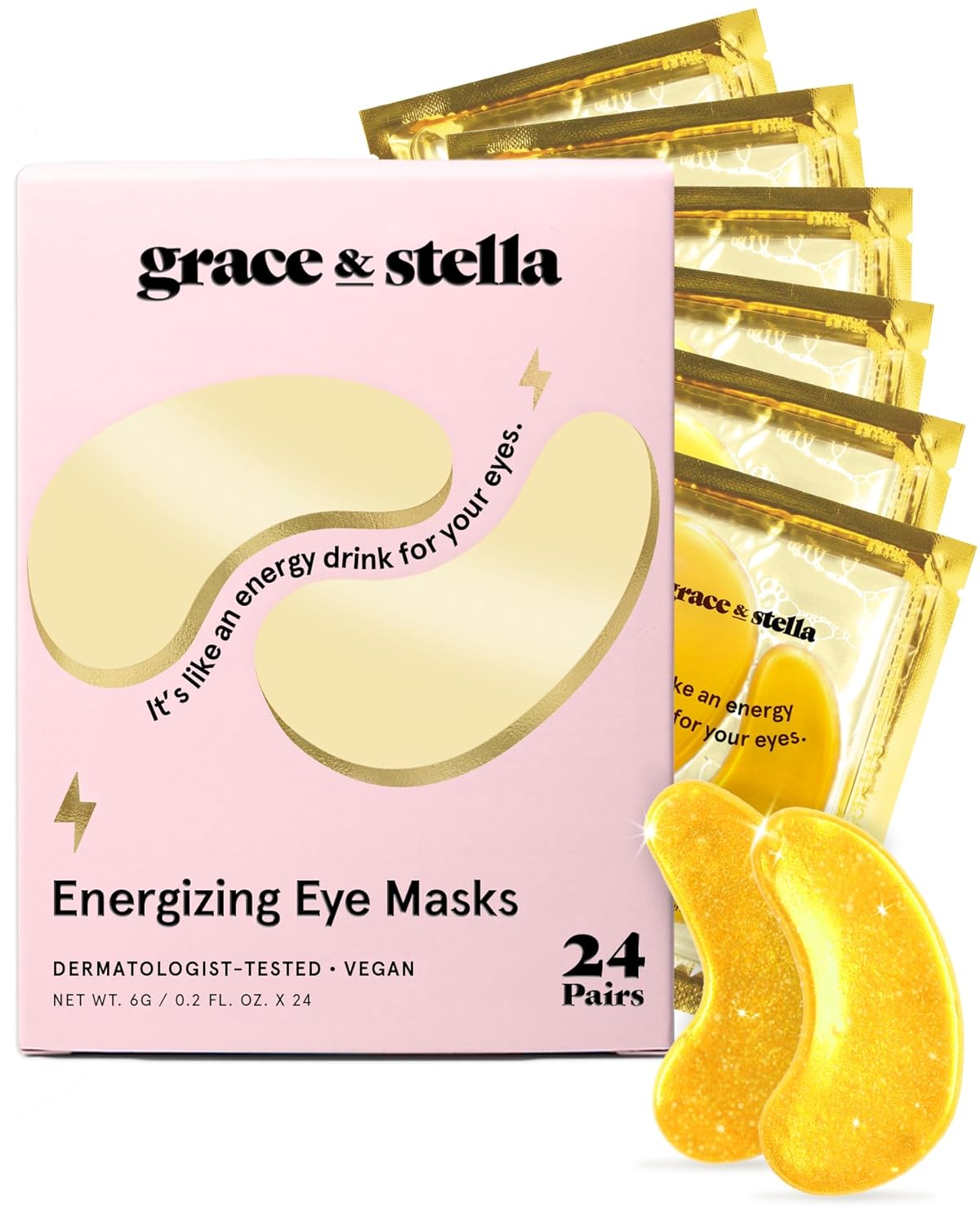 $19.99 Reg $29.99 grace & stella Under Eye Mask 24 Pairs at  deal at Amazon