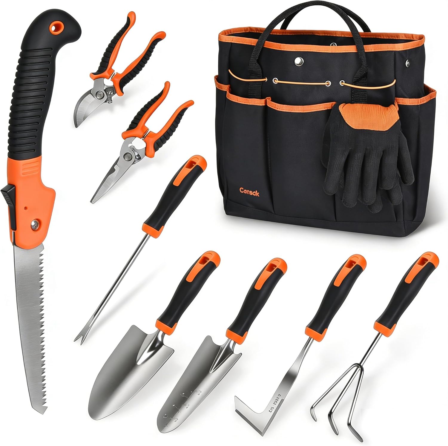 Garden Tools Set, Carsolt 10 Piece Stainless Steel Heavy Dut deal at Amazon