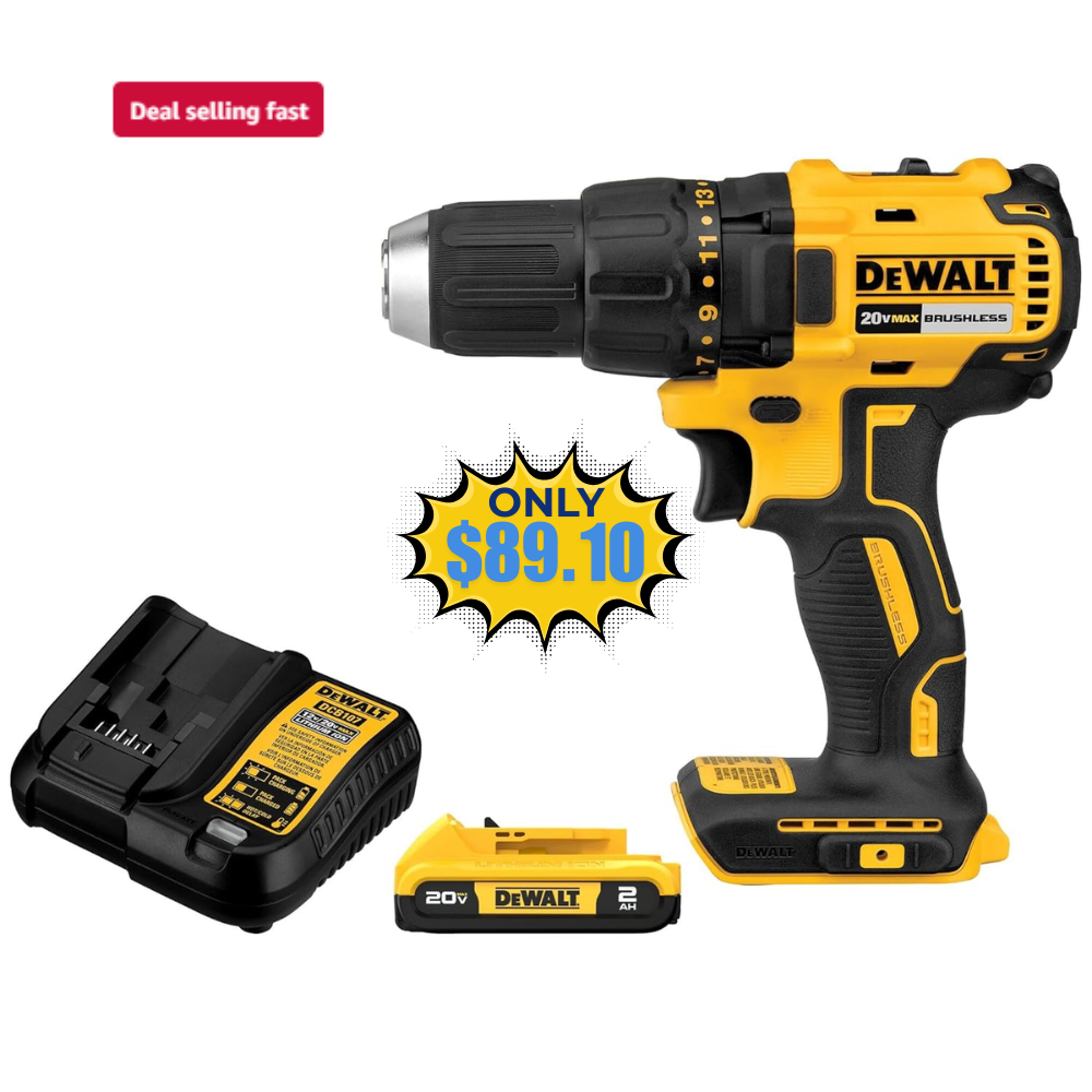 DEWALT 20V MAX Cordless Drill Driver Set Deal: Save 50%