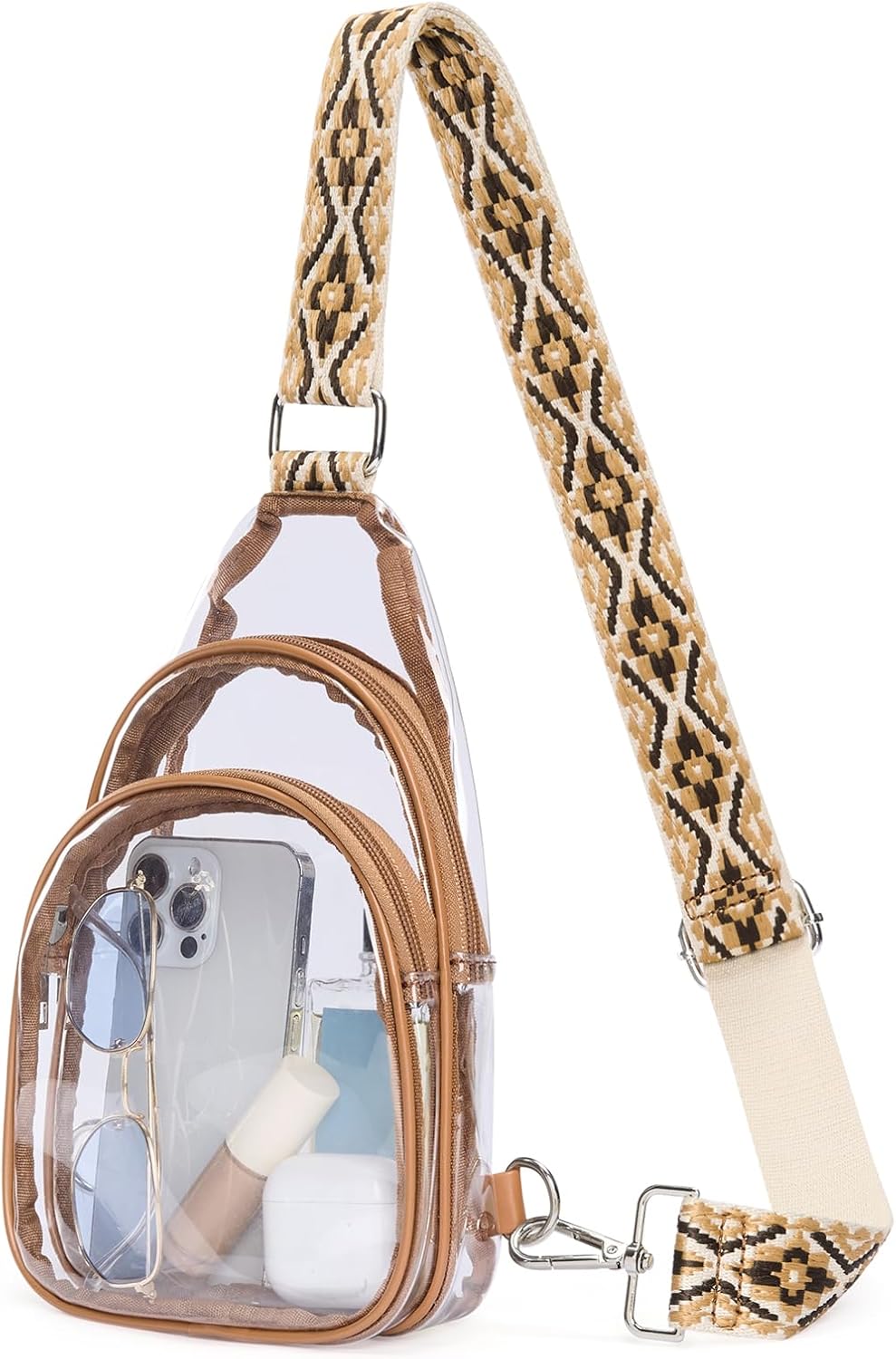 CLUCI Clear Bag for Stadium Events, Clear Crossbody Bag, Sma deal at Amazon
