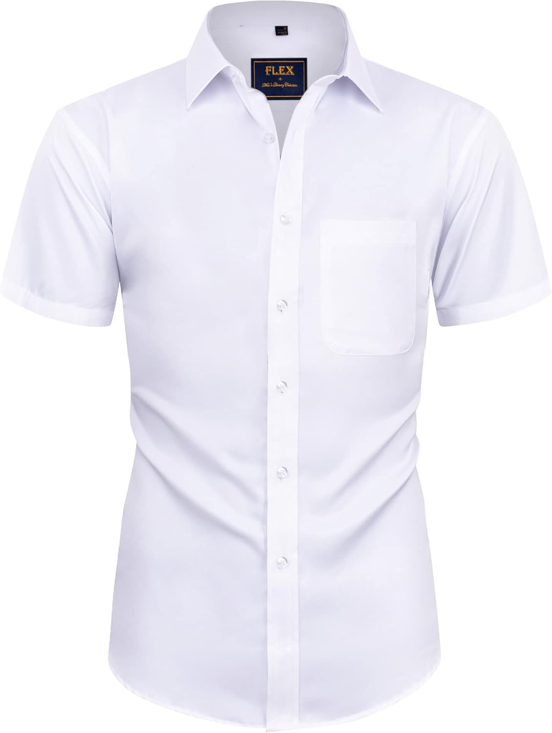 Alimens & Gentle Mens Short Sleeve Dress Shirts Wrinkle Free deal at Amazon