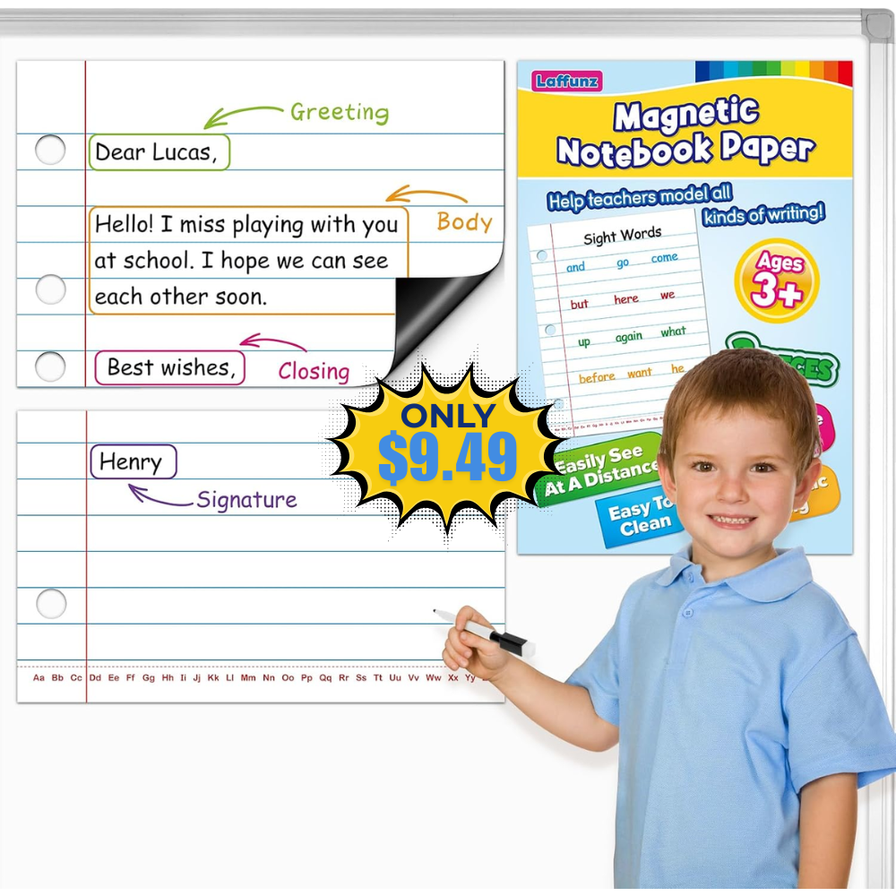 Giant Magnetic Notebook Paper Promo: Save with Code JWUFSH39