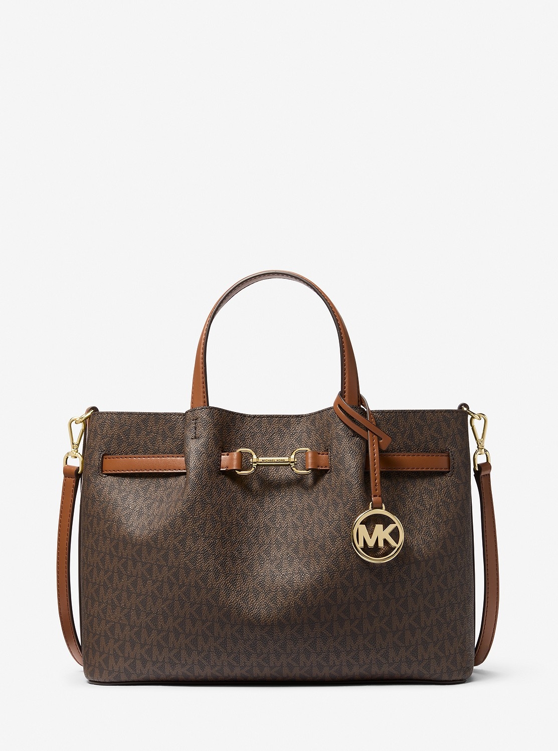 Michael Kors Carson Small Floral Laser Cut Bucket Crossbody Bag Deal
