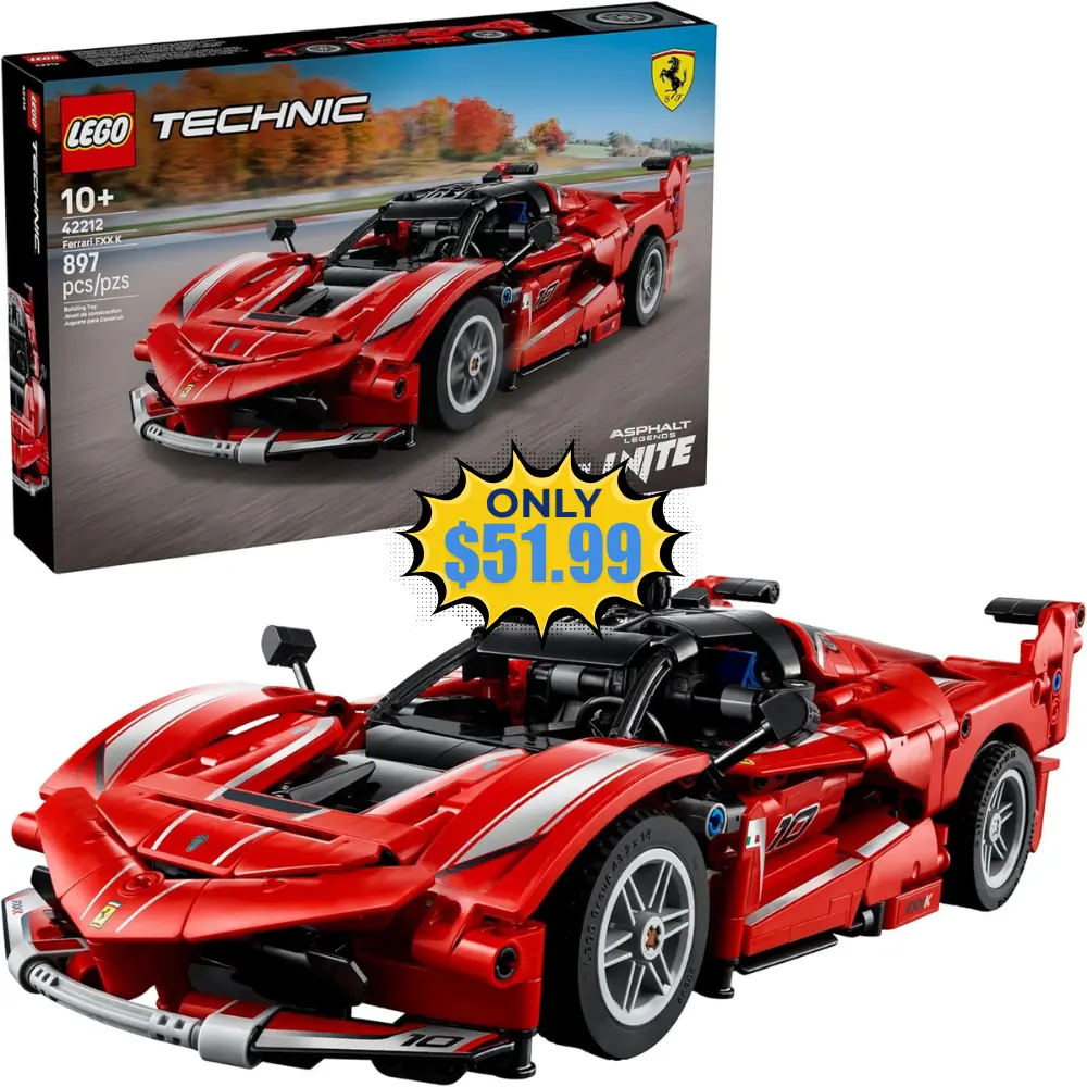 LEGO Technic Ferrari FXX K Toy Car Deal: Save 20%