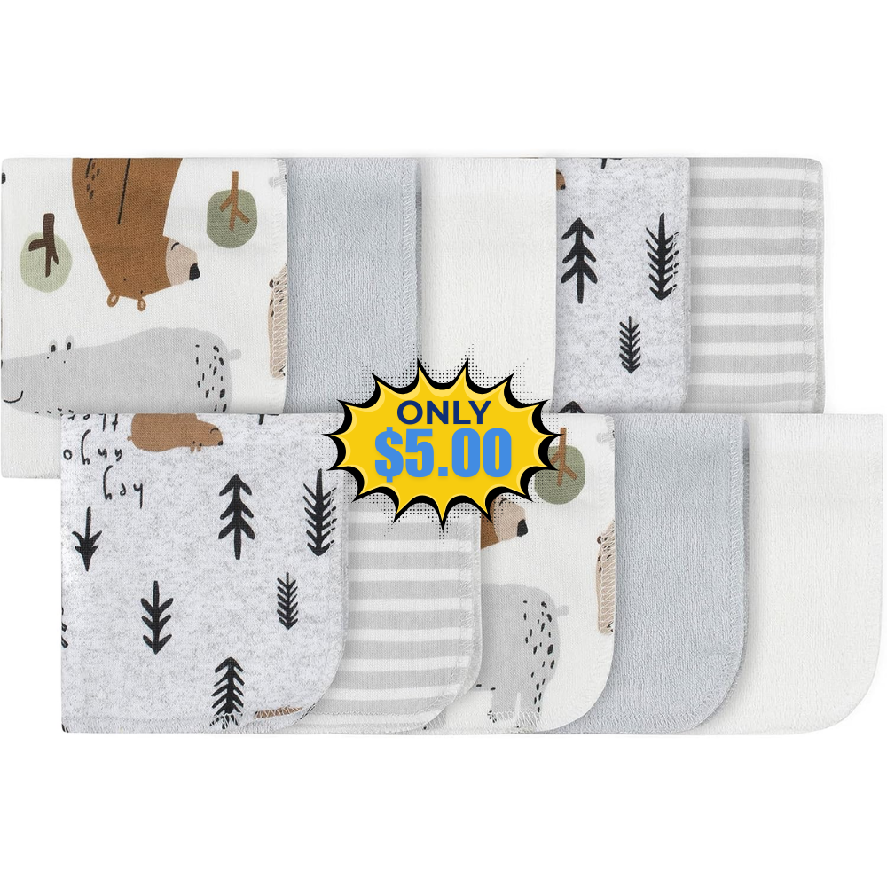 Gerber Baby 10-Pack Terry Washcloths Deal: Save 58%
