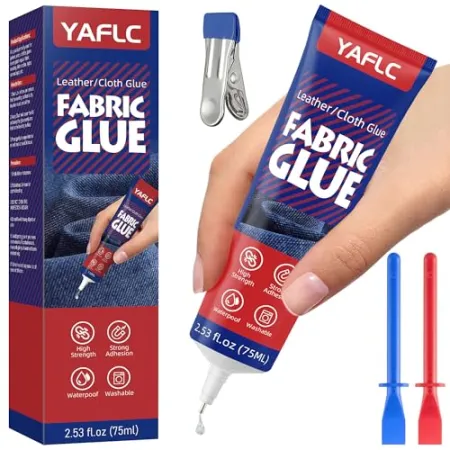 Yaflc Permanent Fabric Glue (2.53 oz) deal at Amazon
