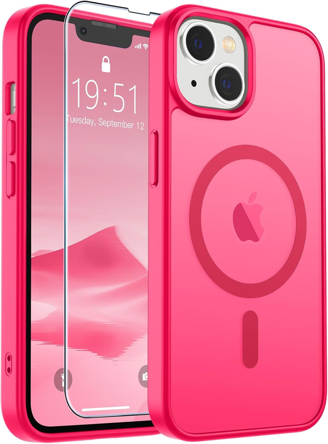 SUPFINE Magnetic for iPhone 14 Case & iPhone 13 Case (Compatible