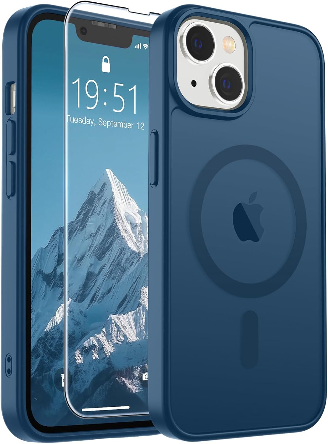 SUPFINE Magnetic for iPhone 14 Case & iPhone 13 Case with Screen