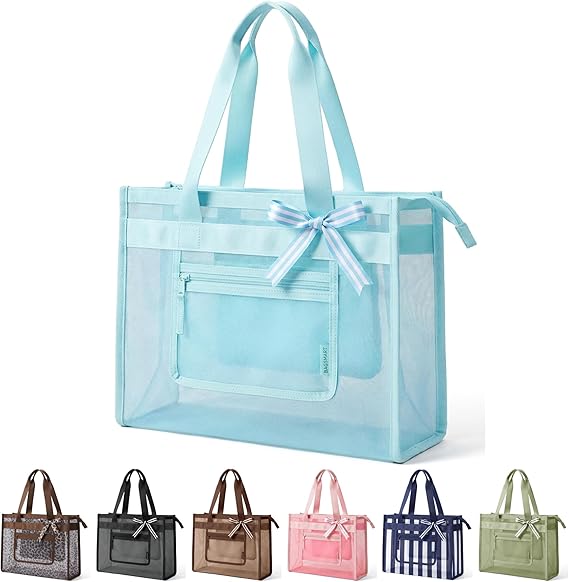 Mesh Beach Bag with Zipper Pocket Deal: Save 20% at Target