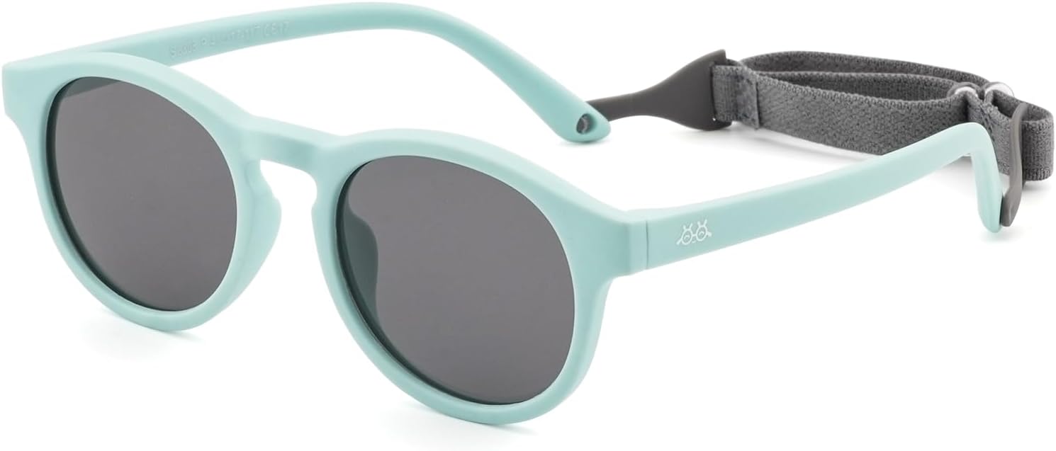 EYEBUDDY Polarized Toddler Baby Sunglasses With Strap – Unbreakab