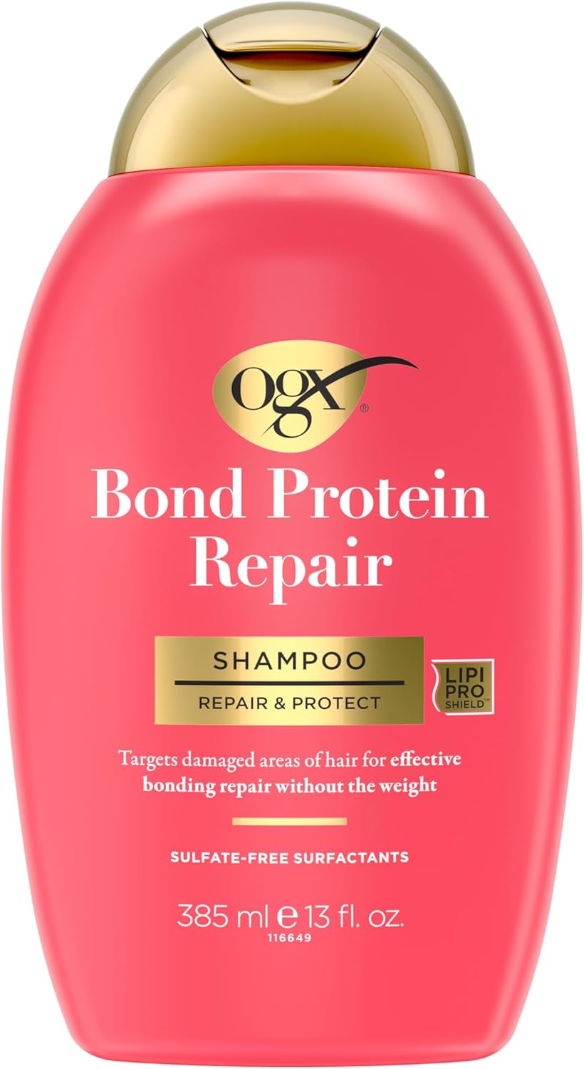OGX Repair & Protect Bond Protein Repair Shampoo, Lightweight Hai