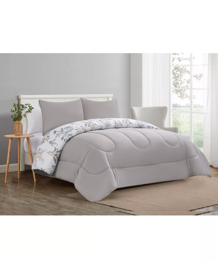 Rosenne Reversible 3-Pc. Comforter Set Deal at Macy’s: Save $56.07