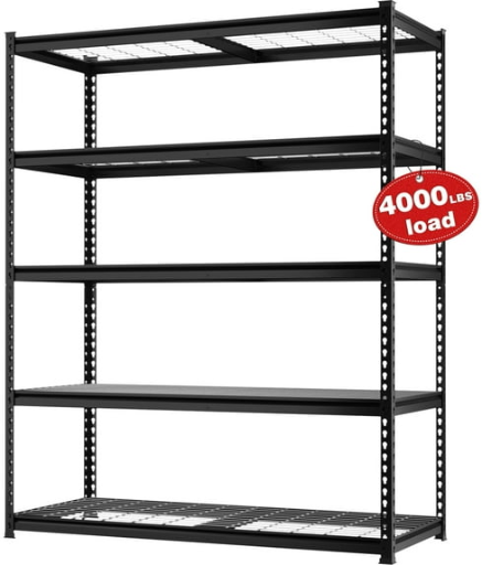 Walmart Home Pick: WORKPRO 4000 lbs 5-Tier Metal Shelving Unit 72