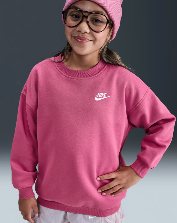 Sportswear Club Fleece Big Kids’ Oversized Sweatshirt Deal at Nike: Save $11.03