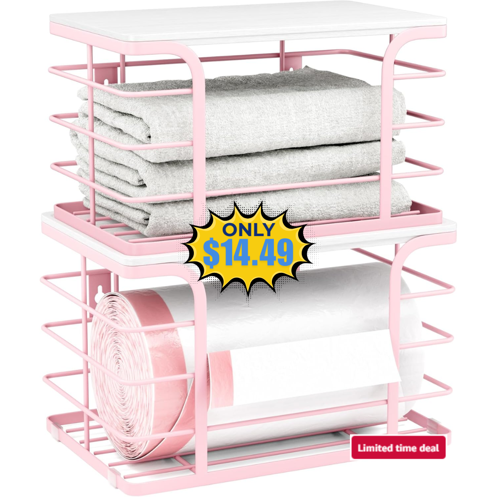 2 Pack Extra Large Stackable Pantry Storage Deal: Save 50%