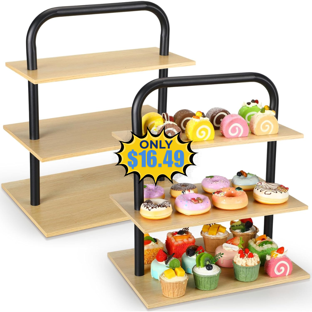 Wenqik 2 Sets Cupcake Stand Set Deal: Save 50%
