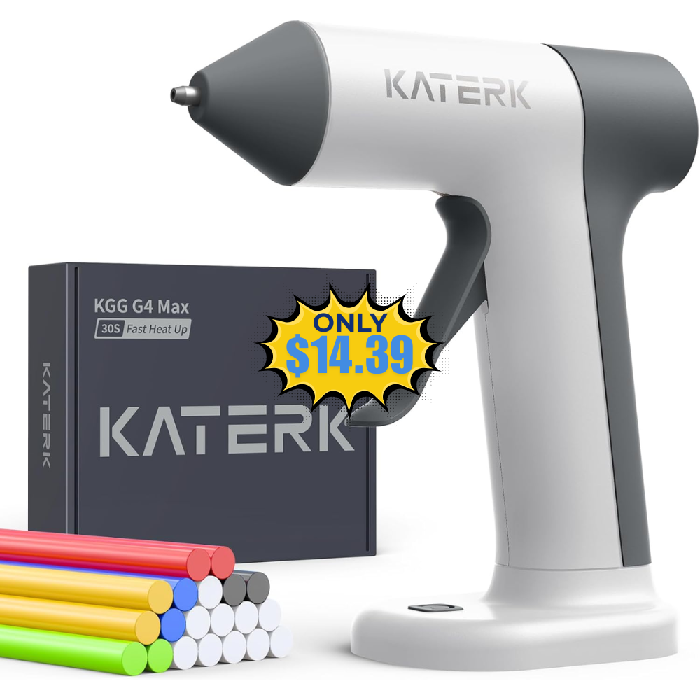 Katerk Cordless Hot Glue Gun Kit Promo: Amazing Price
