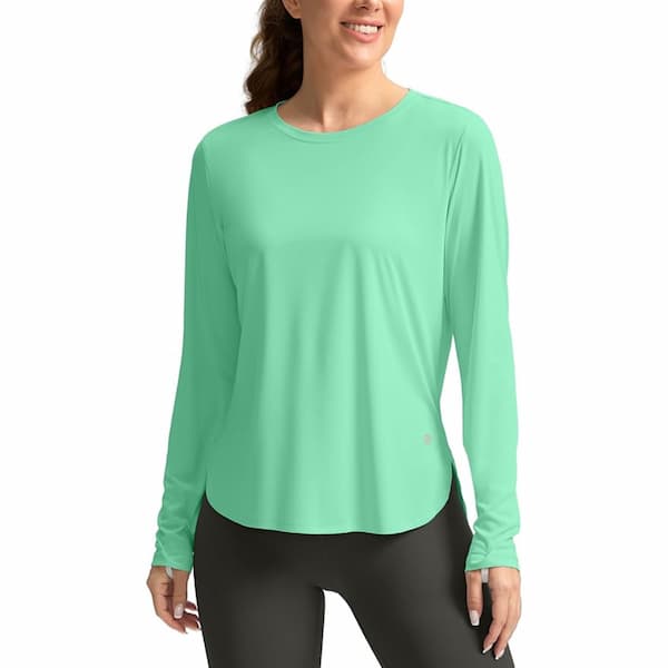 Women’s UV-Protection Quick-Dry Long-Sleeve Sun Shirt as low as