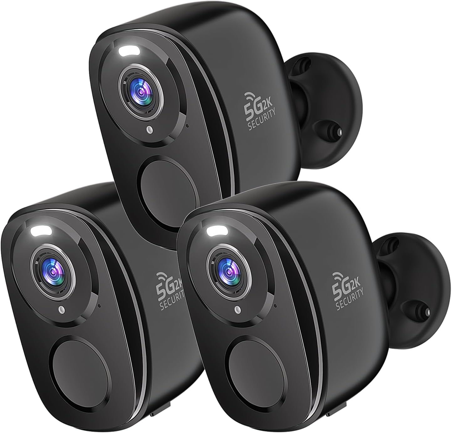 Rraycom 3Pack Security Cameras Wireless Outdoor, 5G/2.4GHz Batter