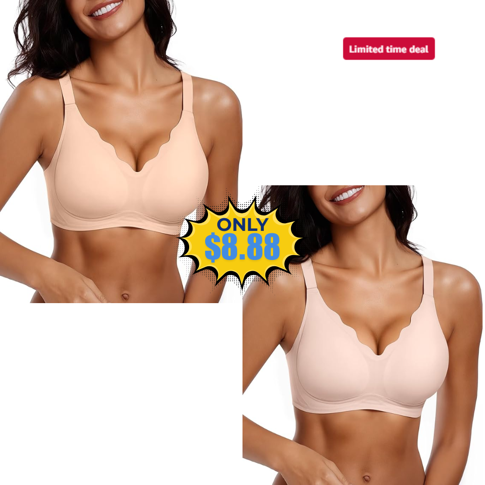 Vertvie Women Seamless Jelly Bras Deal: Save 40%