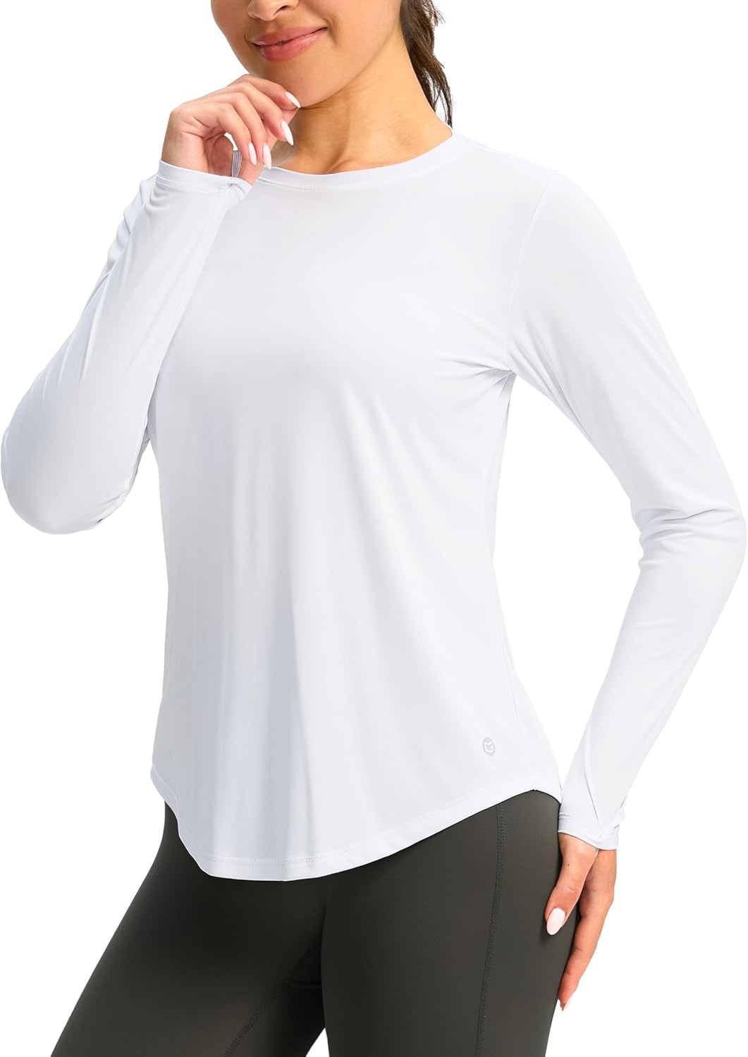 Women's UPF 50+ Sun Shirt Long Sleeve UV Shirts Rash Guard L deal at Amazon