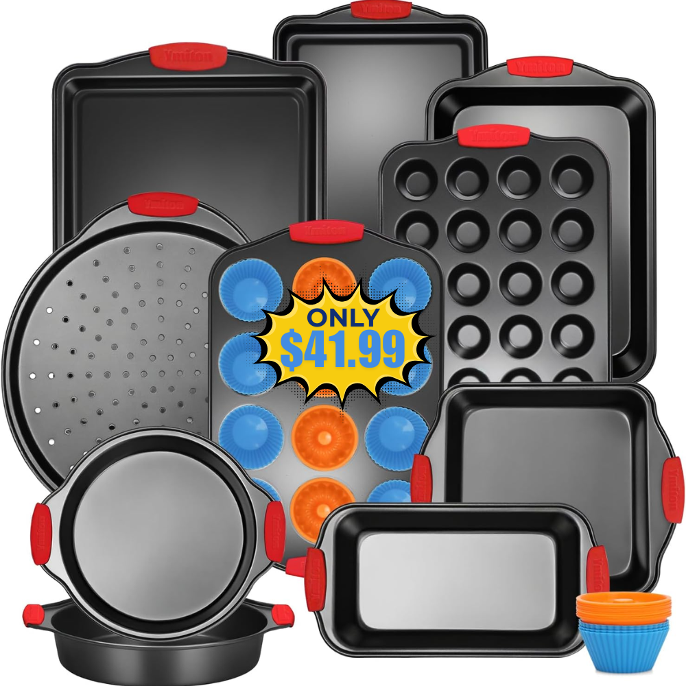 34 PCS Nonstick Bakeware Sets Deal: Save with Promo Code WIOR25KT