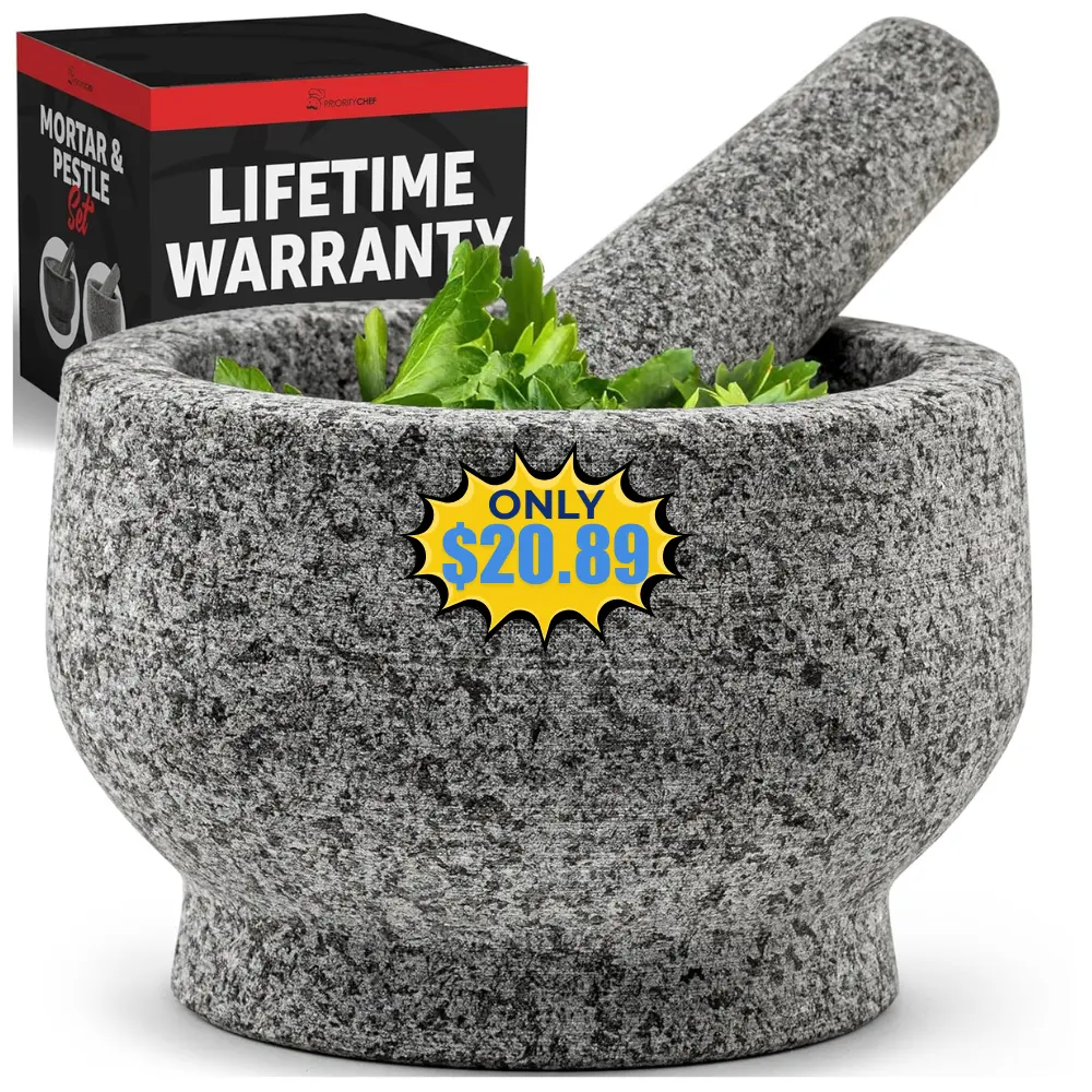 PriorityChef Mortar and Pestle Set Deal: Save 30%