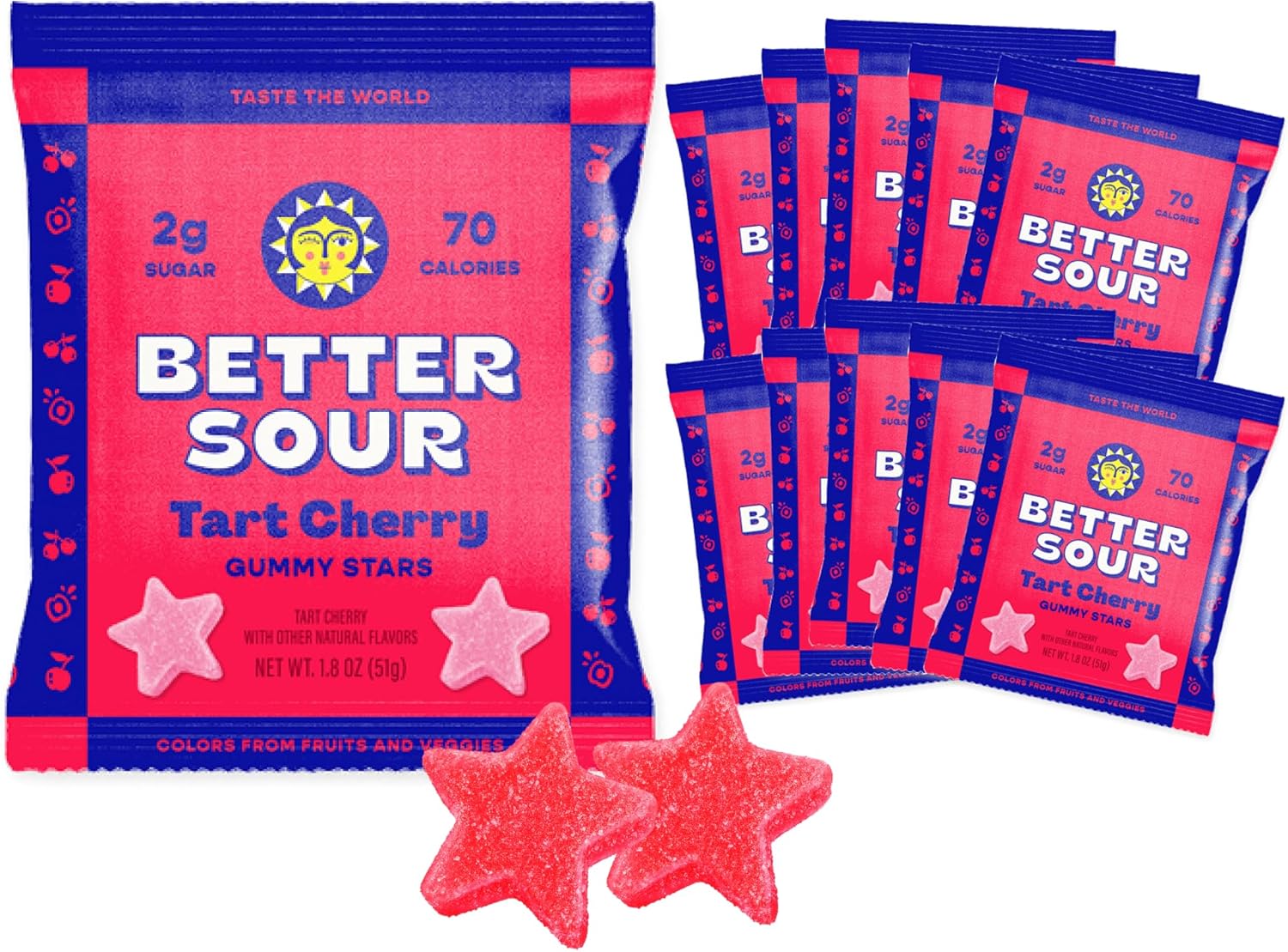 Better Sour Tart Cherry Candy, Sour Gummies with Bold Fruit  deal at Amazon