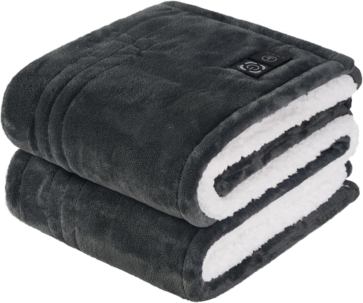 Sealy Heated Blanket Throw with Built-in Button Controller,  deal at Amazon
