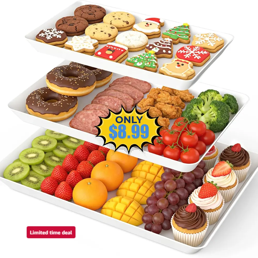 SpaceWhisper 3 Pack Serving Tray Deal: Save 31%