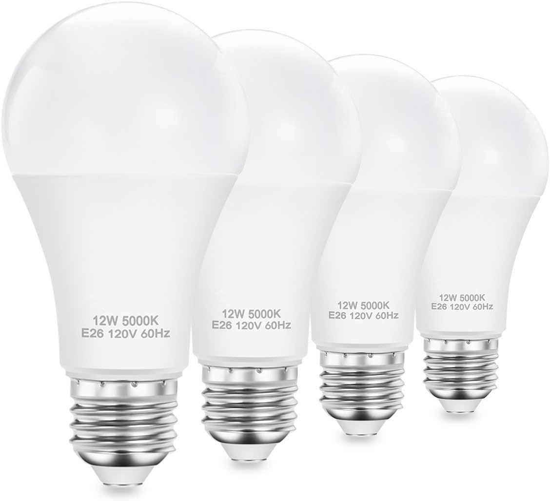 UPWATT A19 LED Bulbs, E26 LED Light Bulbs -12W (100W Equivalent),