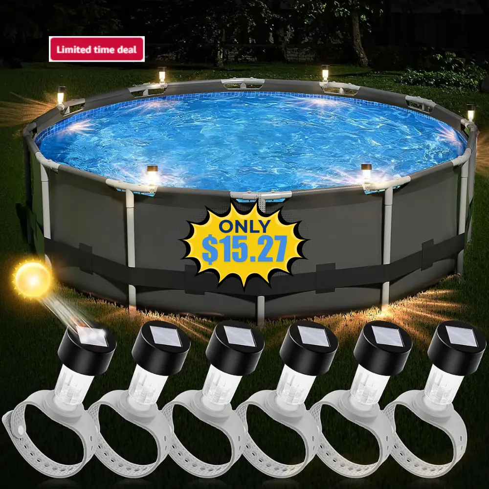 BITIWEND Solar Pool Lights Deal: Save 31%