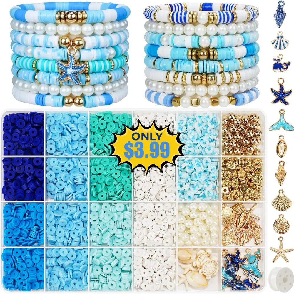 Gionlion Clay Beads for Bracelets Deal: Save 20%