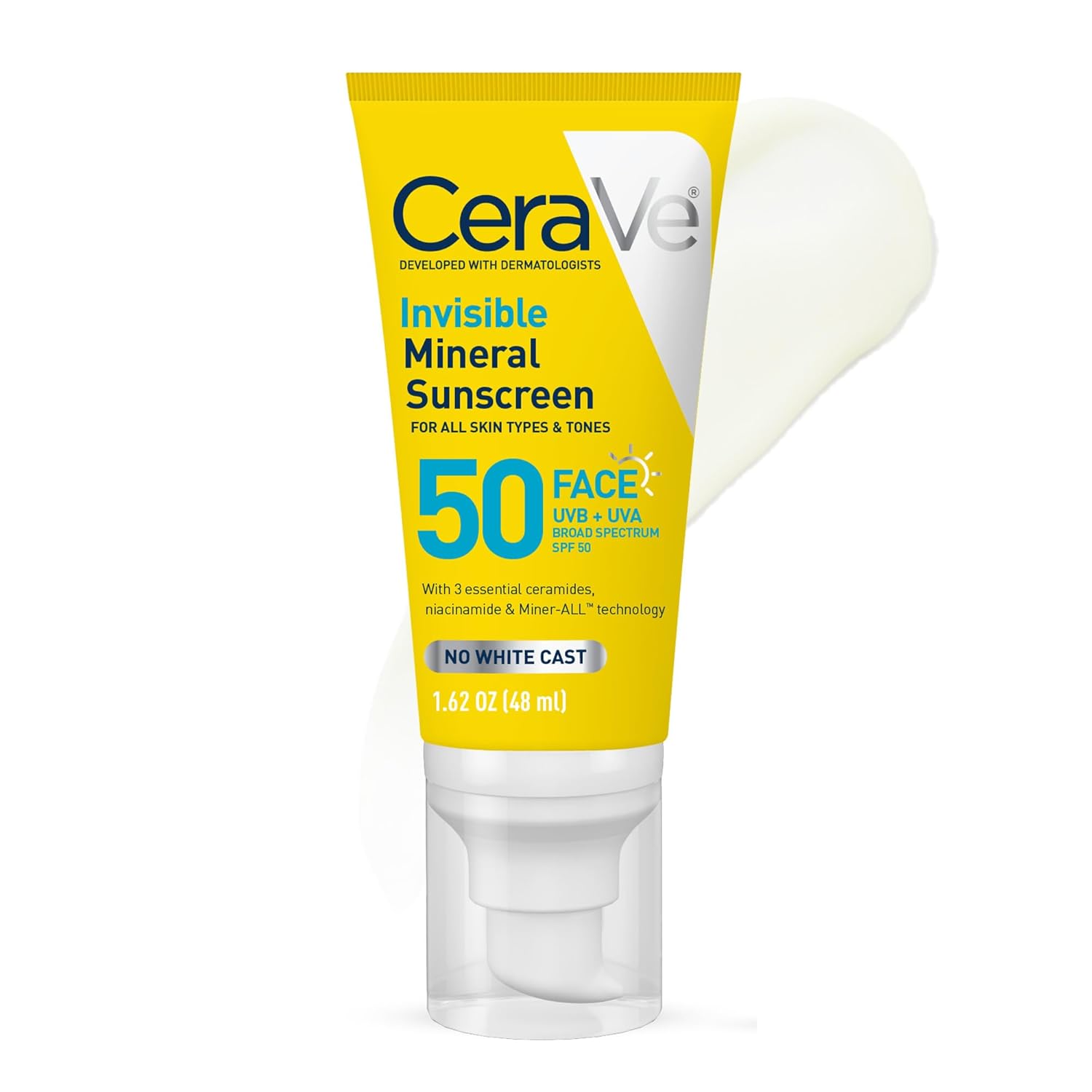 CeraVe Invisible Mineral Sunscreen SPF 50 Only