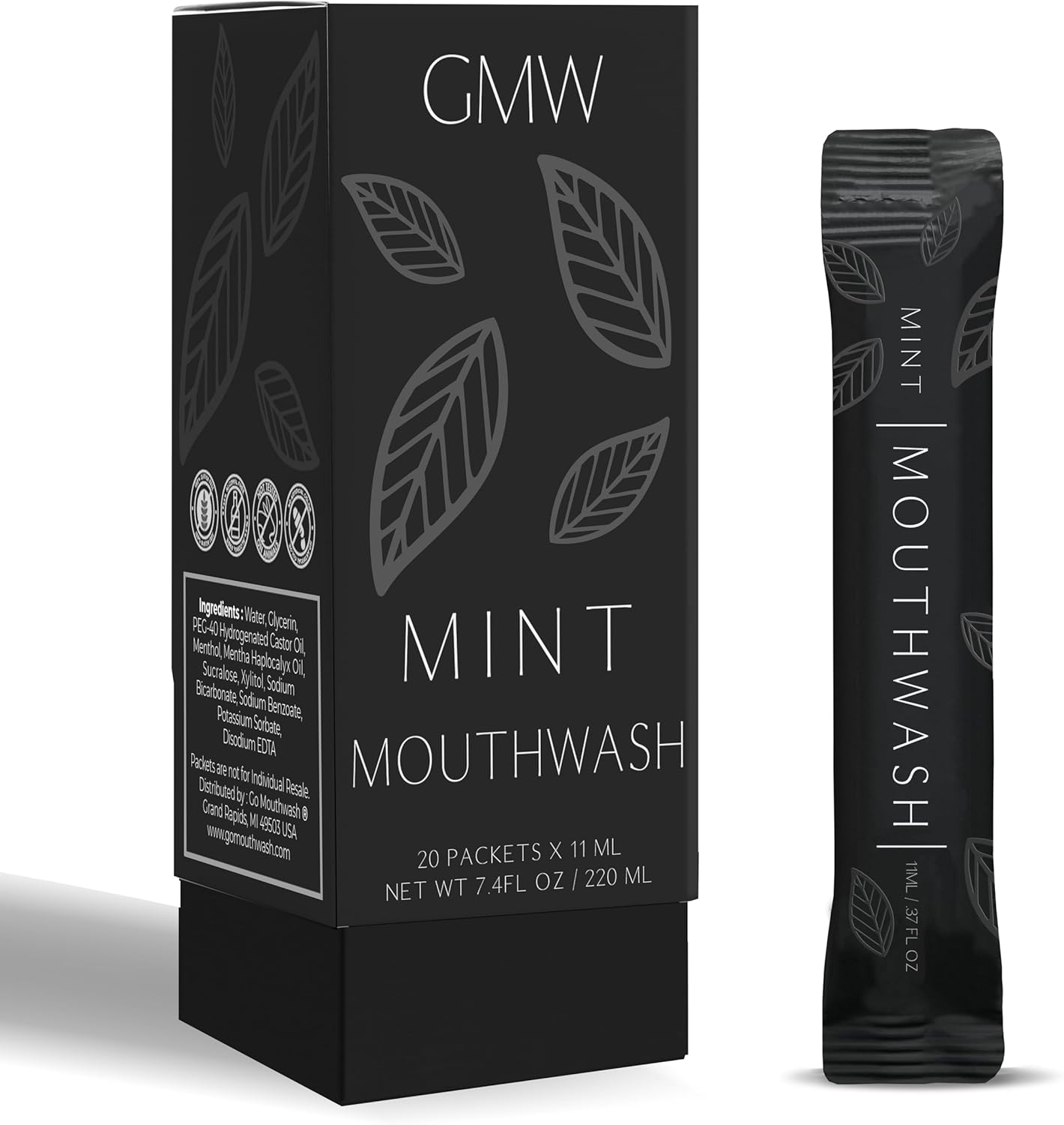 GMW Collection Travel Size Mouthwash Packets - Individual Mi deal at Amazon