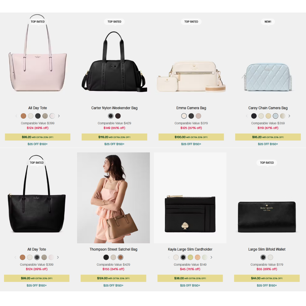 Kate Spade Handbags Clothing Accessories Sale: Up to 75% Off