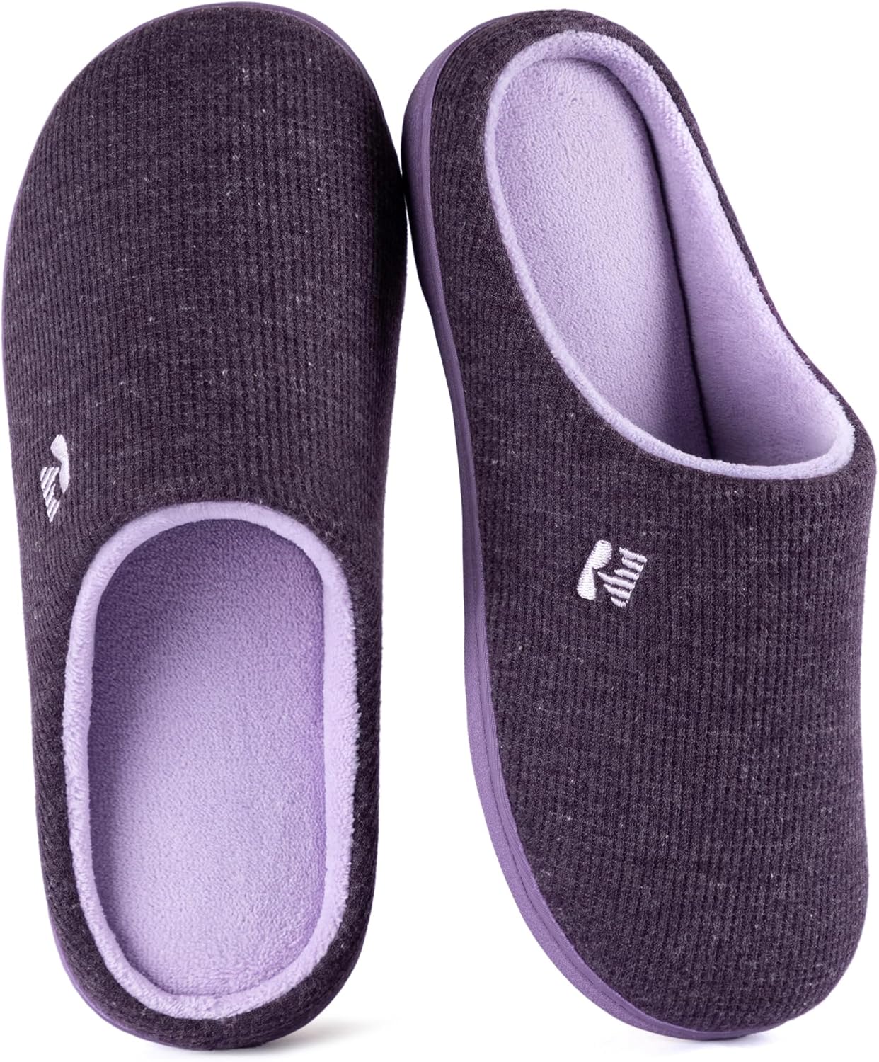 RockDove Women's Original Two-Tone Memory Foam Slipper, Size deal at Amazon