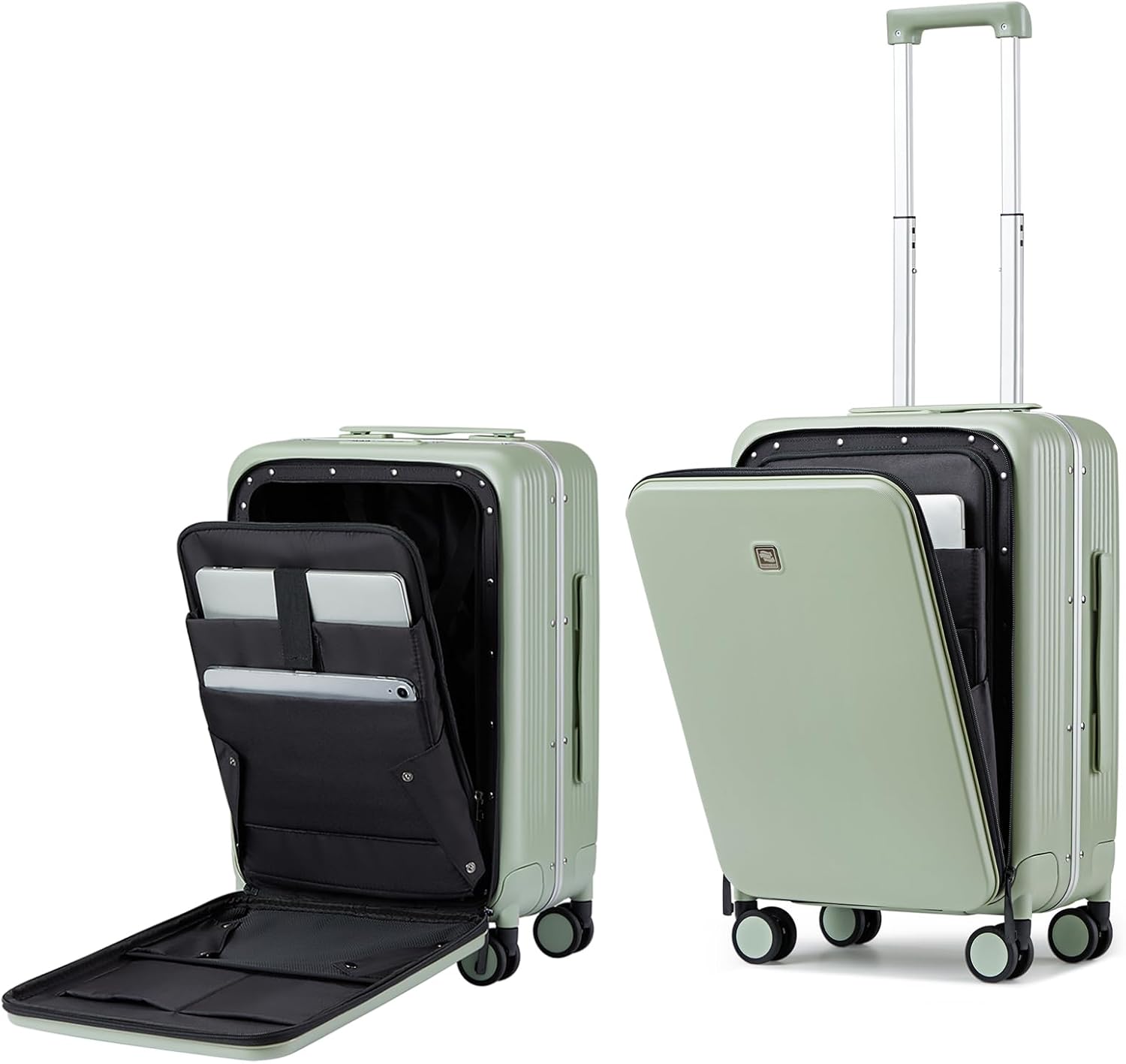 Hanke Grace Hard Shell Suitcases with Wheels,20 Inch Carry O deal at Amazon