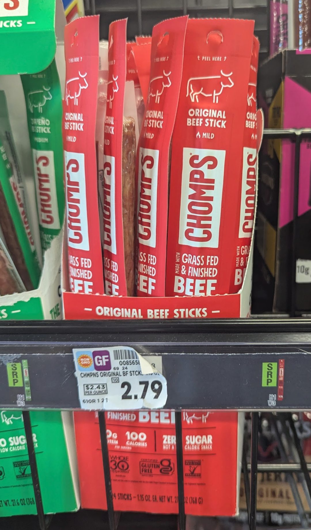 Chomps Original Beef Stick Deal at Kroger: Save
