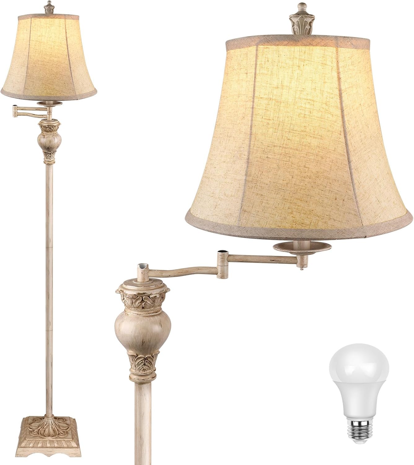 PARTPHONER Vintage Floor Lamps for Living Room,Traditional 3 deal at Amazon