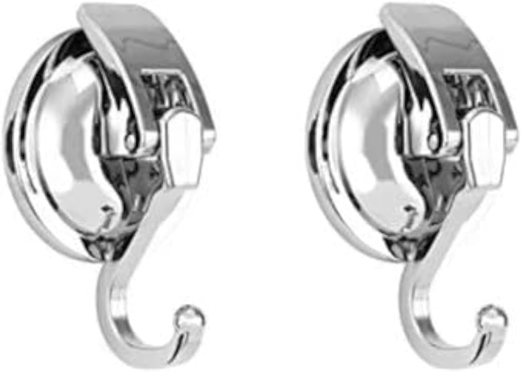 Khdrvok Heavy Duty Vacuum Suction Cup Hooks, Silver Plated P deal at Amazon